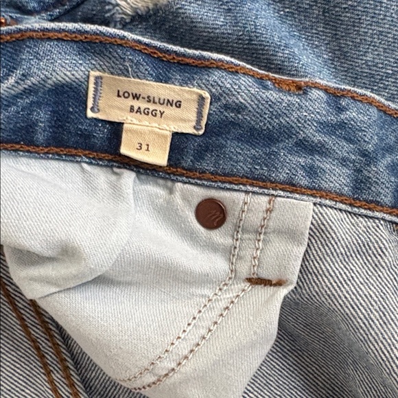 Madewell Low Slung Baggy Jeans in Hamburg Wash - Picture 3 of 11